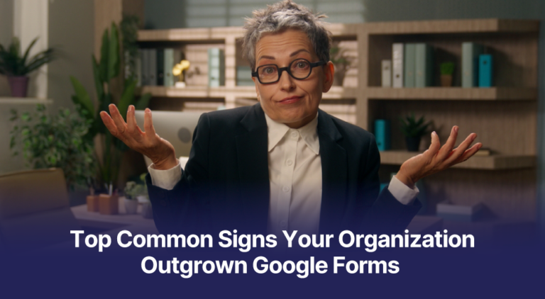 Team reviewing signs they have outgrown Google Forms